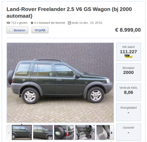 wk 01 Land Rover Freelander