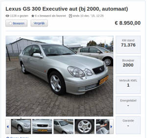 wk 01 Lexus GS 300