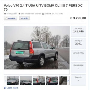wk 01 Volvo V70 XC
