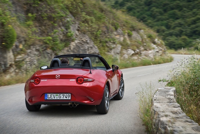 wk 13 Mazda MX-5 achter