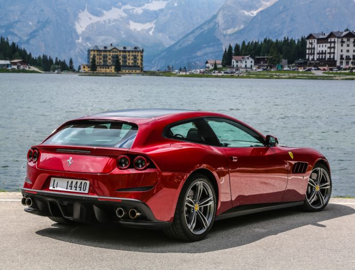 ferrari-gtc4lusso-red-rear-side